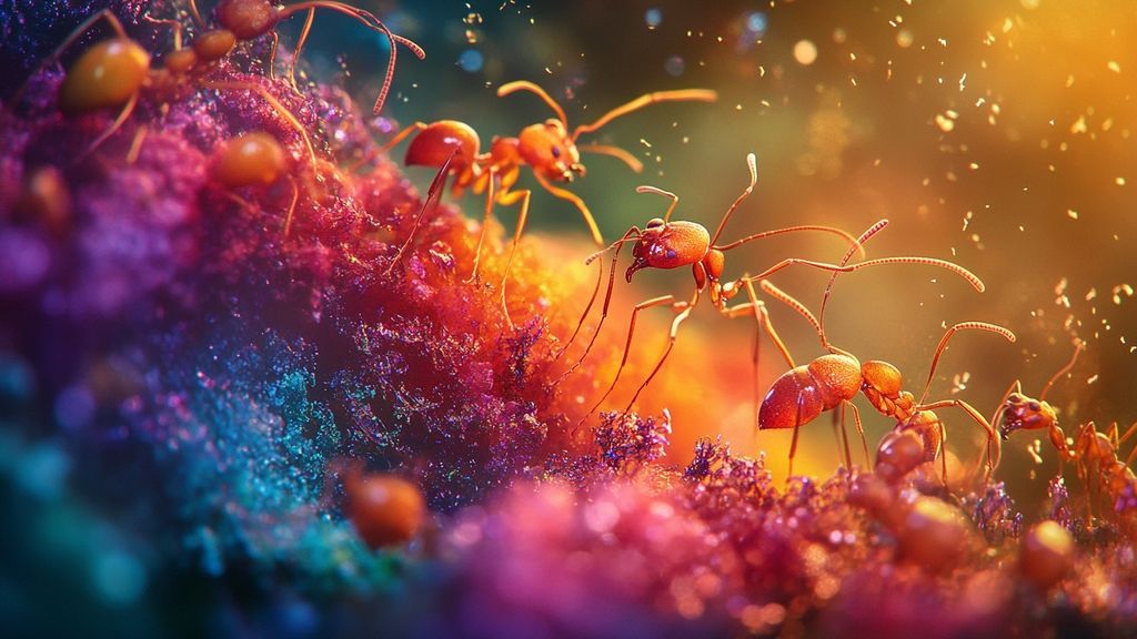 Comment interpréter la présence de fourmis dans un rêve selon la couleur et le contexte ?