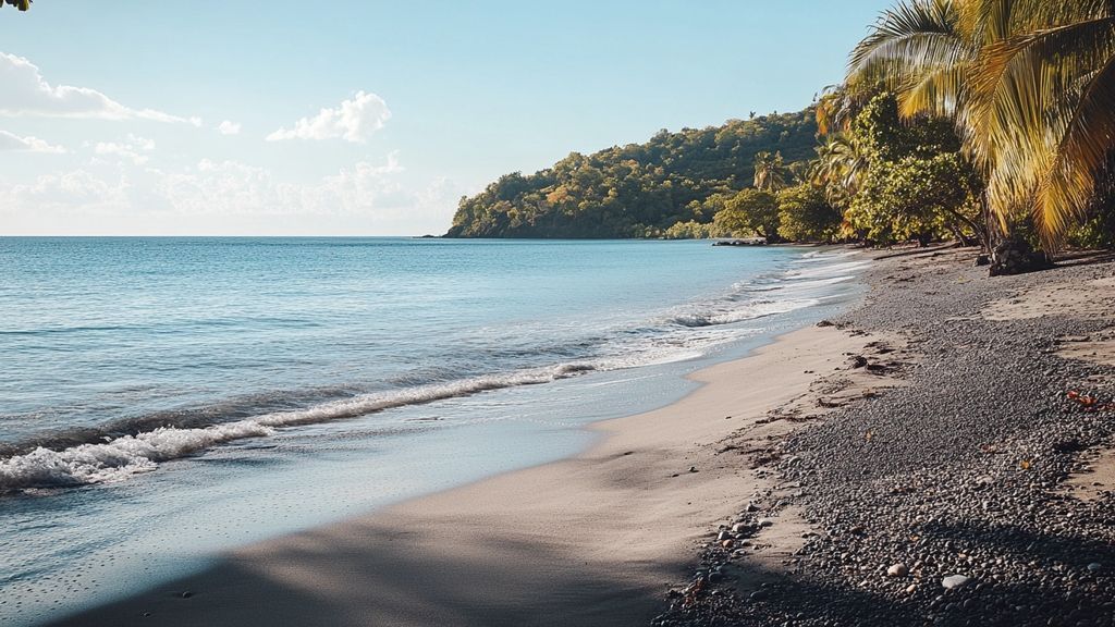 Quels sont les atouts naturels et l’ambiance de la plage de l’Anse Rouge ?
