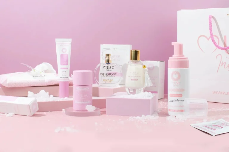 Les cosmétiques et soins parfumés de la marque Musc Intime