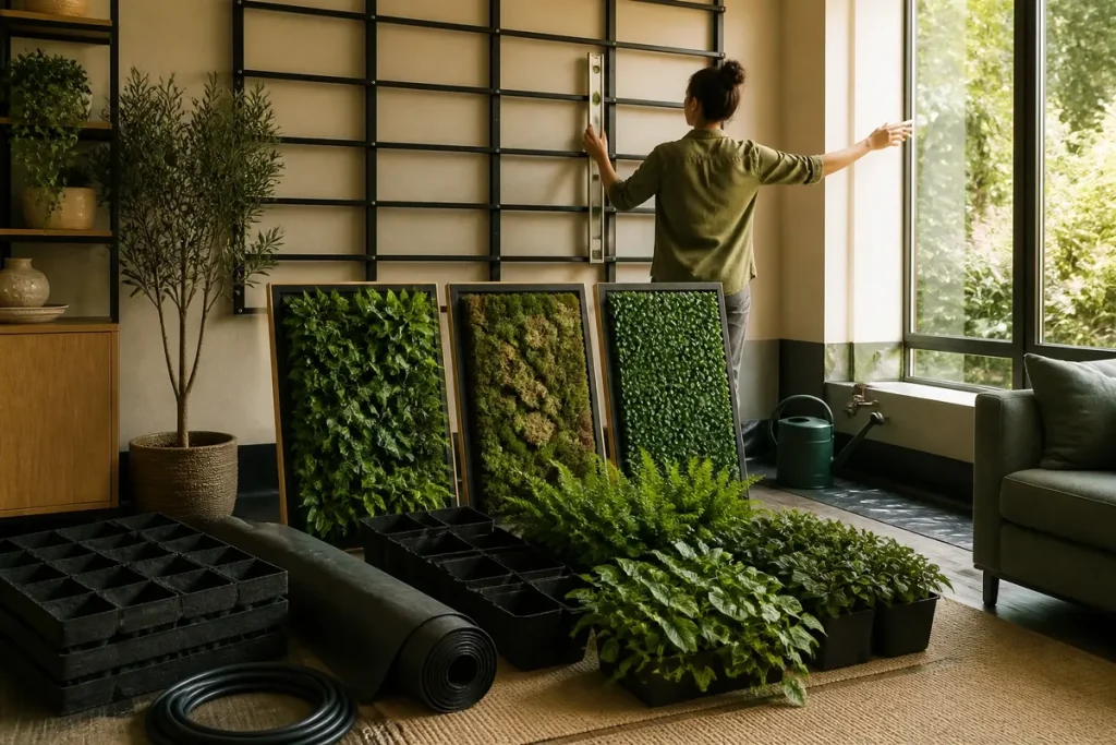 Mur végétal maison : réussir son installation et son entretien
