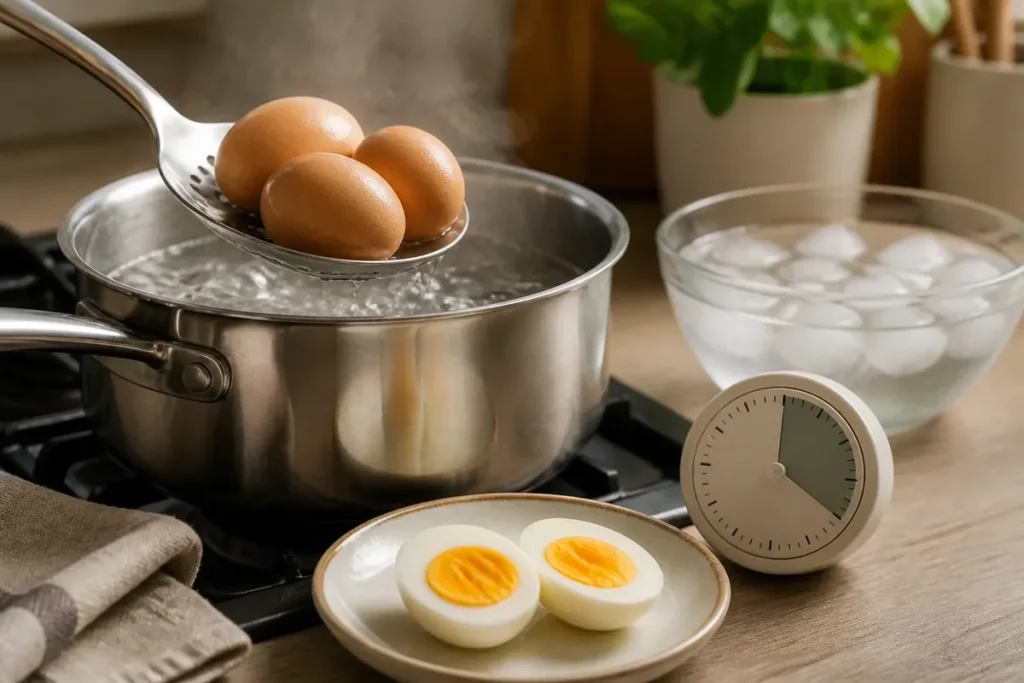 Œuf dur : quel temps de cuisson pour le réussir à coup sûr ?
