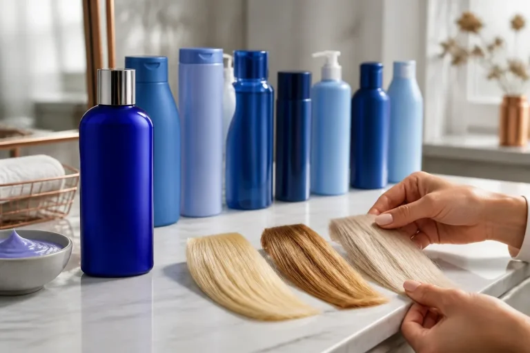 Shampoing bleu anti-jaunissement : top 8 des meilleures références en 2026