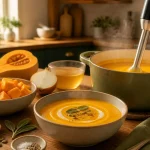 Soupe butternut facile et rapide : une recette onctueuse prête en quelques étapes